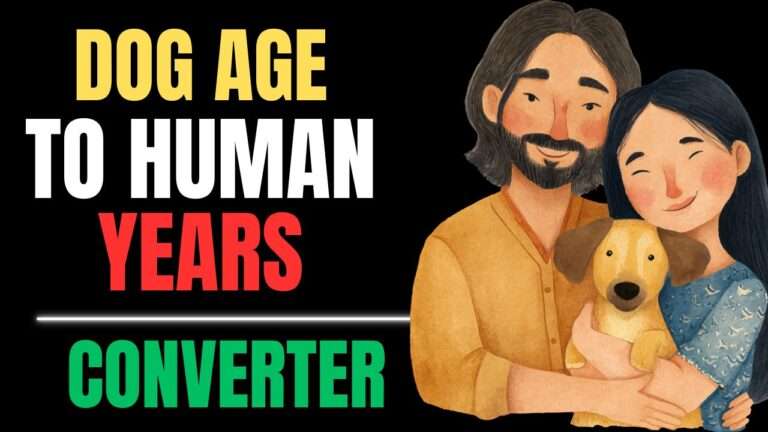 Dog Age-to-Human Years Converter